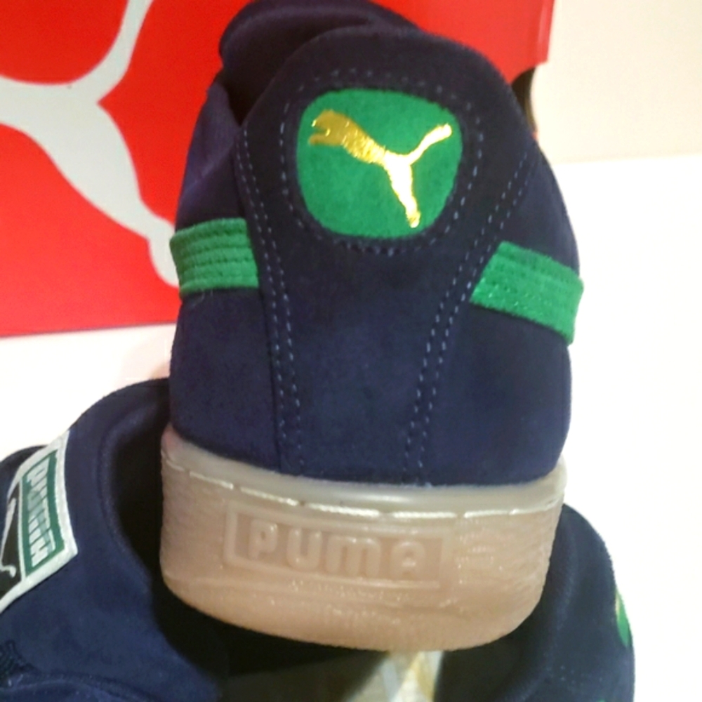 PUMA Suede Classic / Blue Green Gum sz 12 - Picture 5 of 15